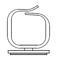 79 Series: Optical Fiber Saddle - Adhesive Mount